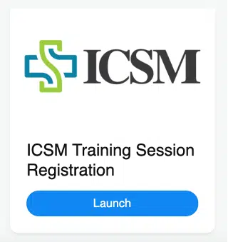 ICSM Training Session Registration