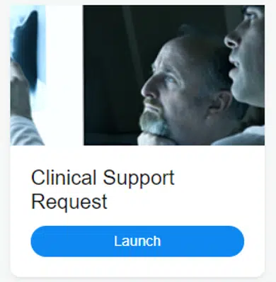 clinical support request